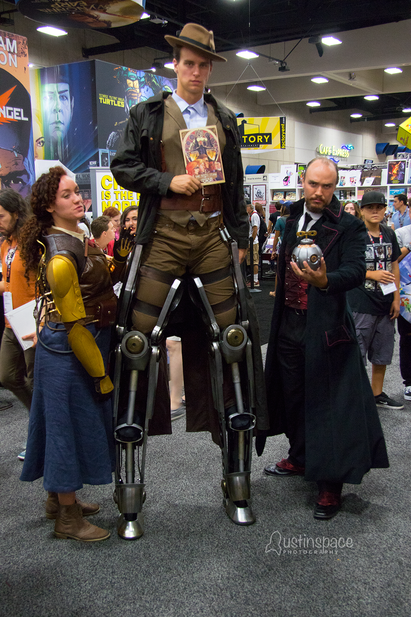 Some very fancy steampunk footwork. Image Credit: John Austin